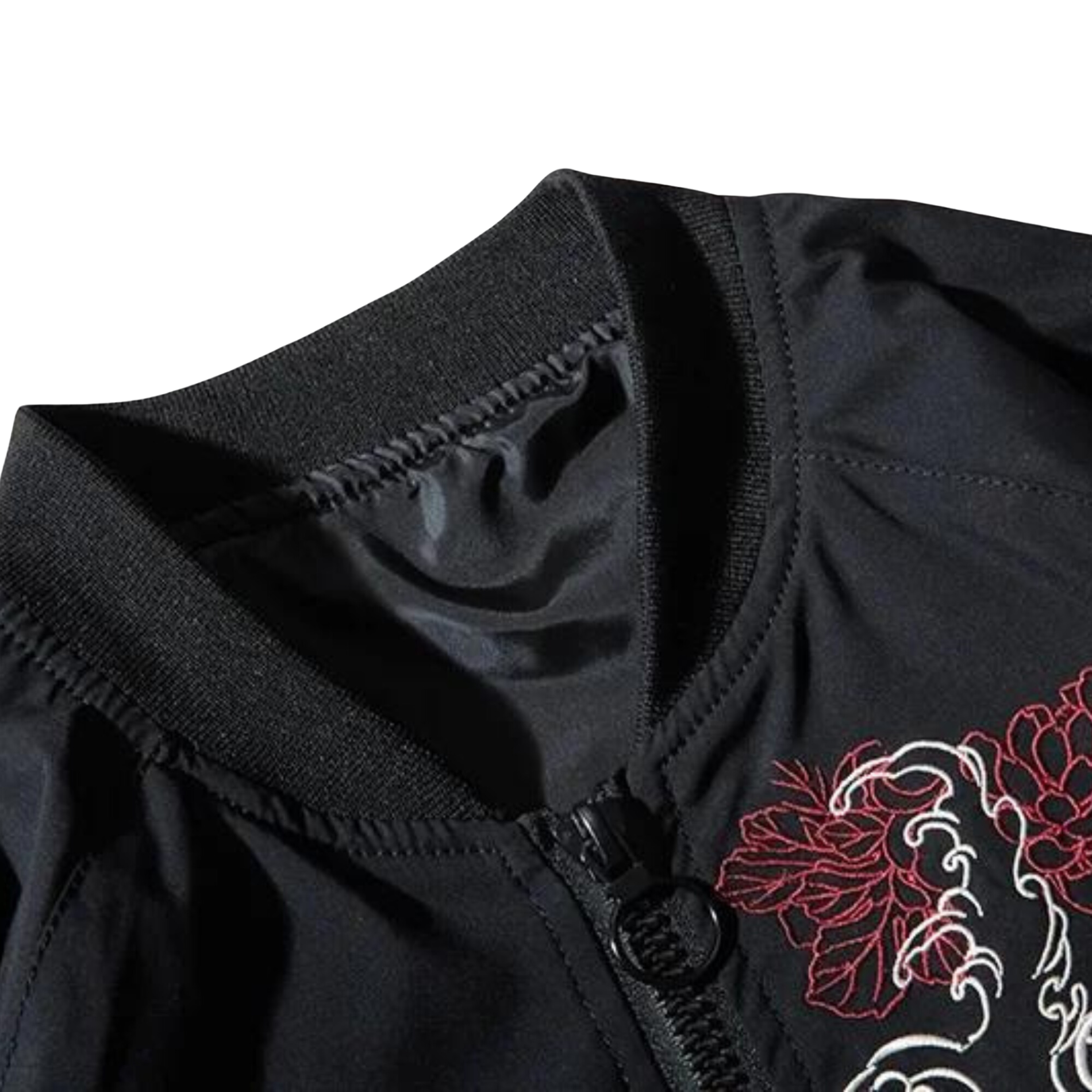 Dragon Motif Bomber Jacket