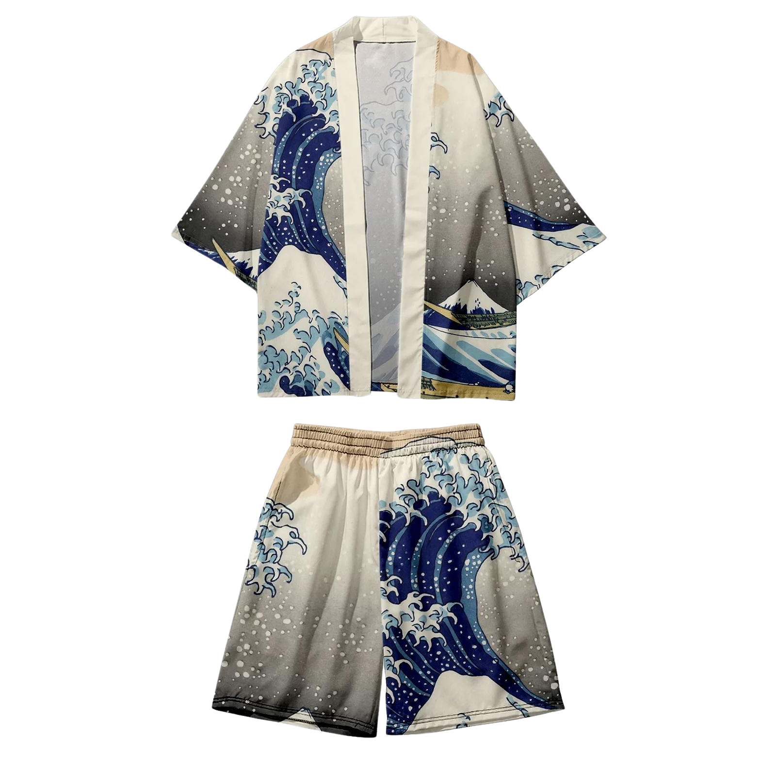 Ensemble de Kimono ’Hokusai’ - S