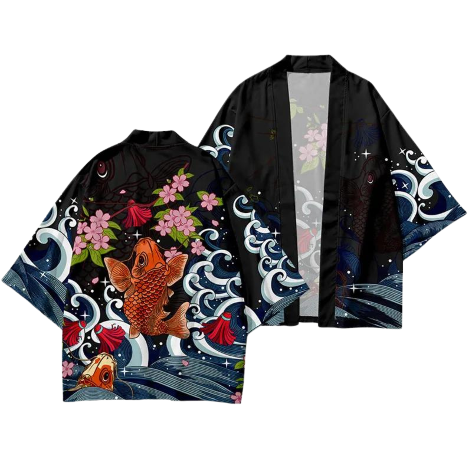 Ensemble de Kimono ’Koi x Sakura’