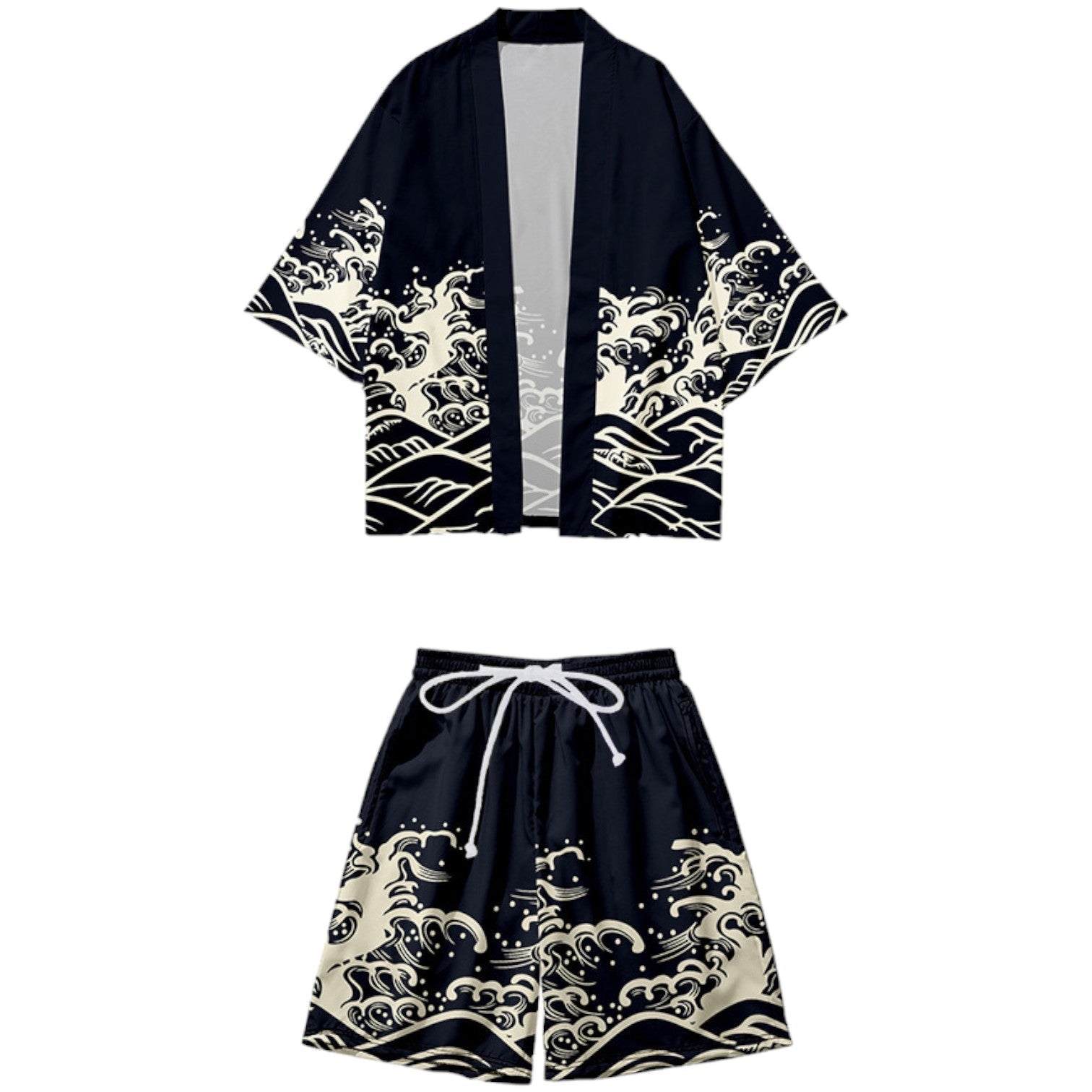 Ensemble de Kimono ’Mid Wave’ - S