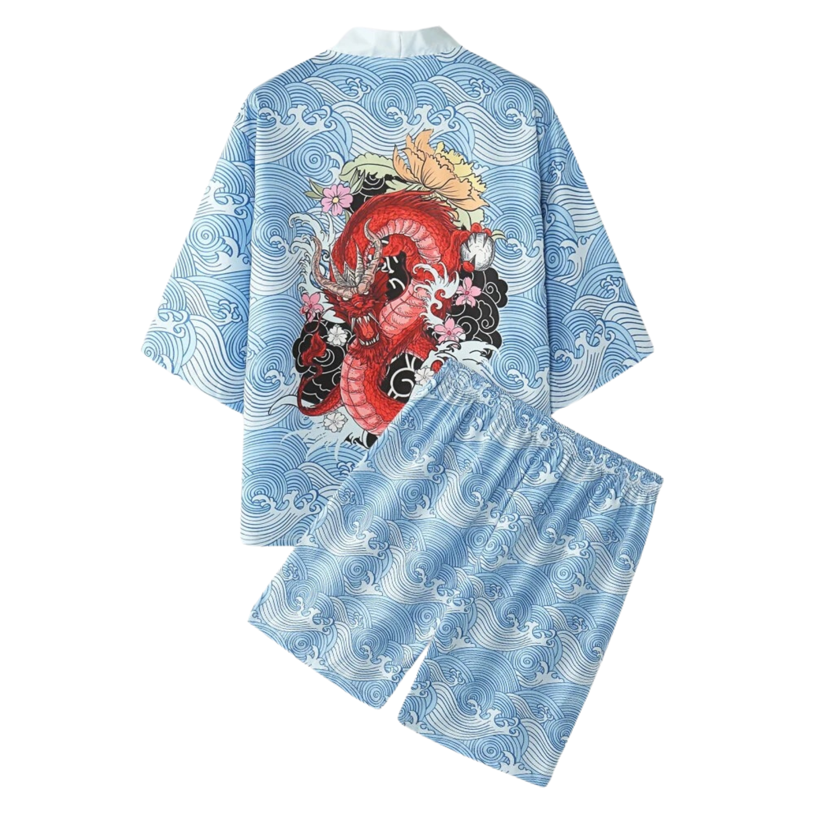 Ensemble de Kimono ’Red Drake’