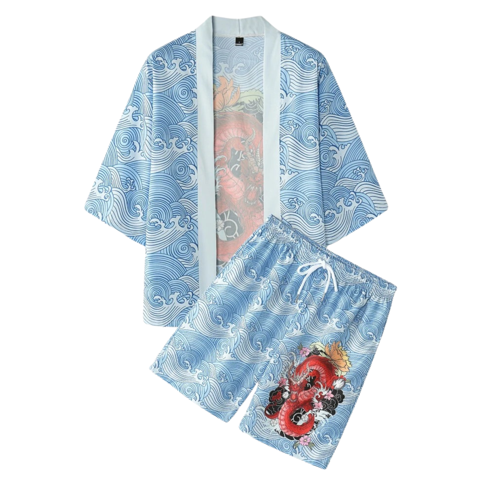 Ensemble de Kimono ’Red Drake’