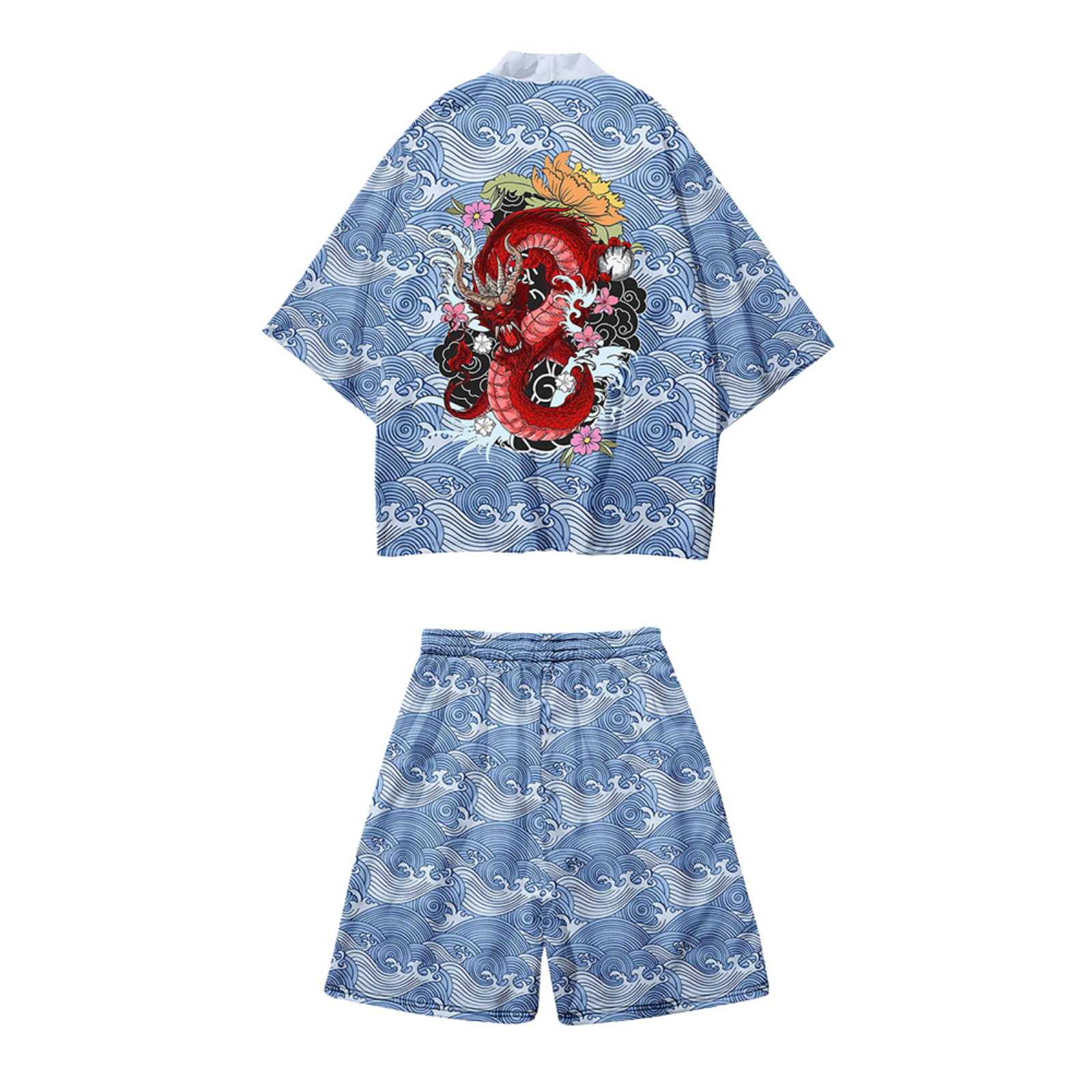 Ensemble de Kimono ’Red Drake’