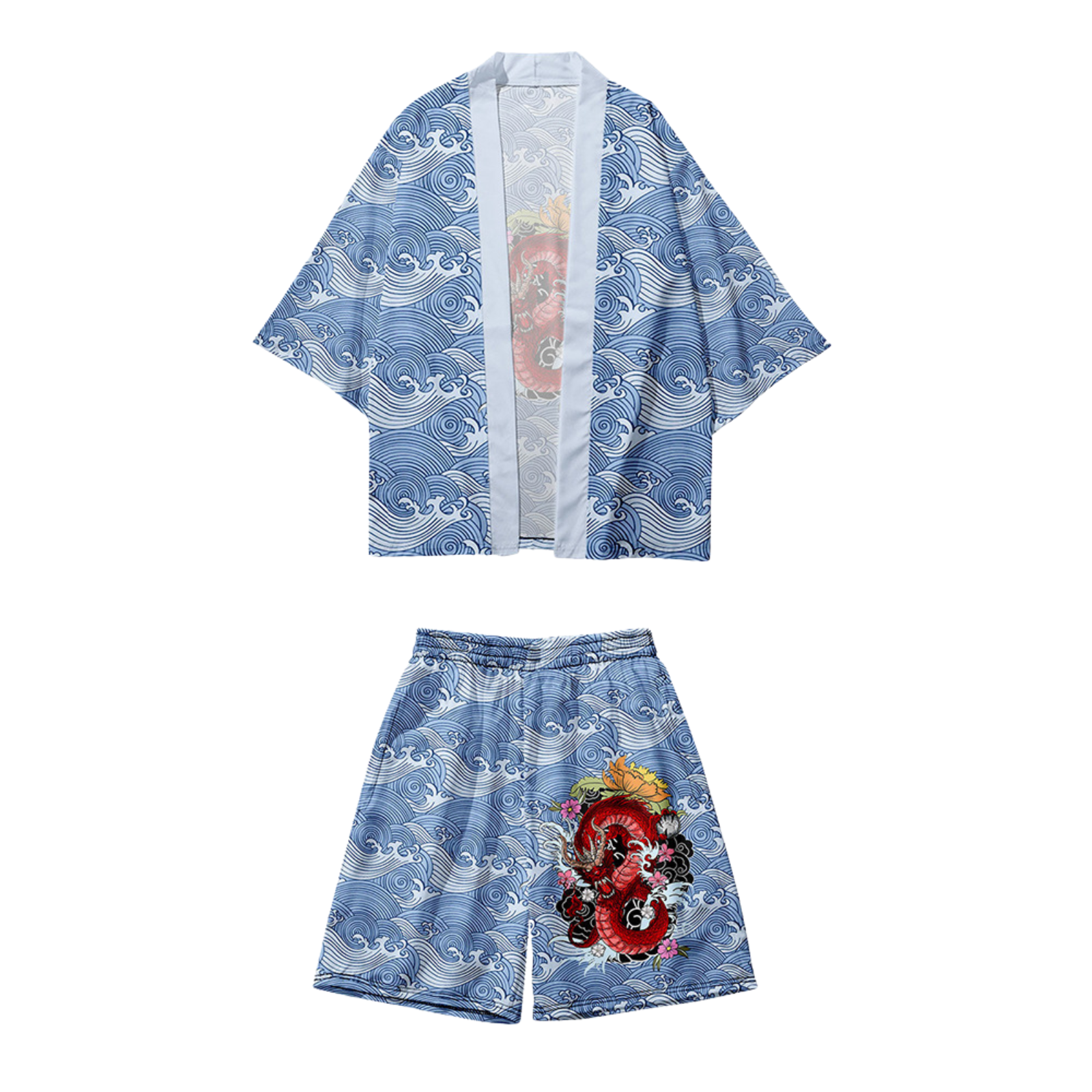 Ensemble de Kimono ’Red Drake’ - S