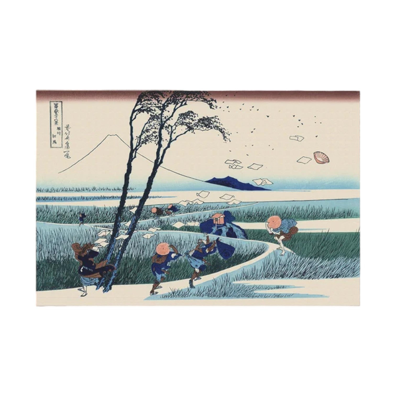 Estampe Japonaise Automne ’Kazega’ - 40X60cm