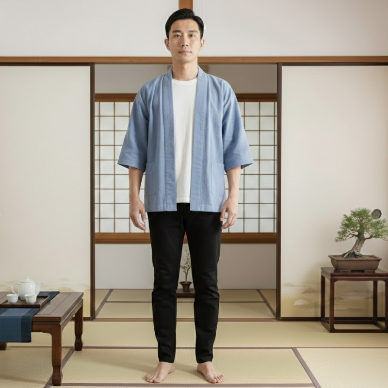 Haori homme japonais