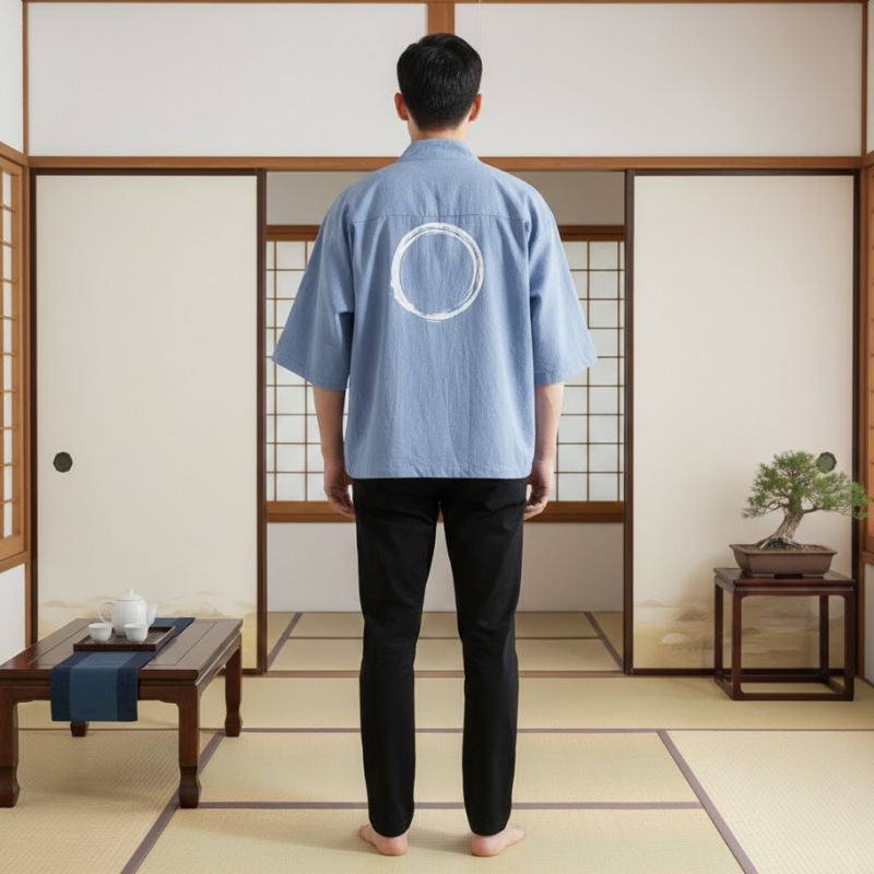 Haori homme japonais