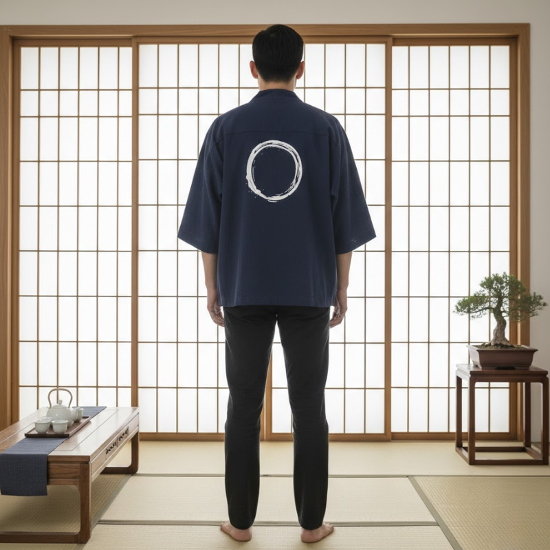 Haori homme japonais