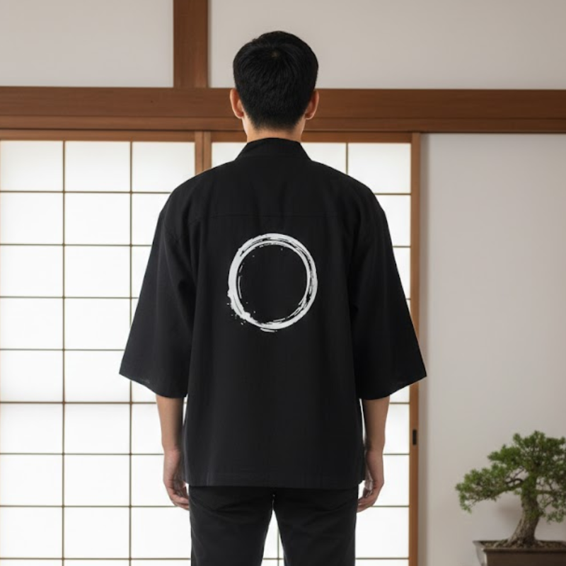 Haori homme japonais
