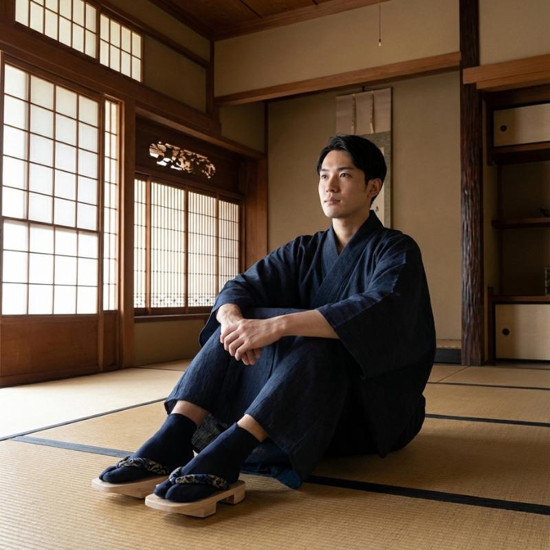 Geta japonaise bois art martiaux