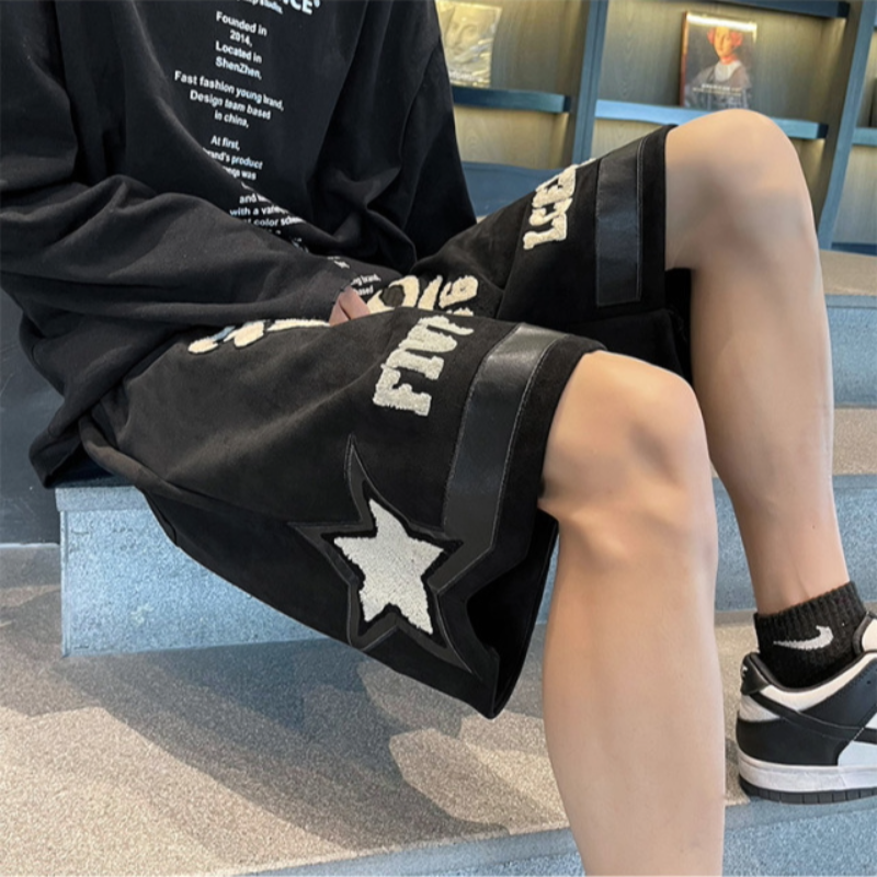 Streetwear graphic shorts