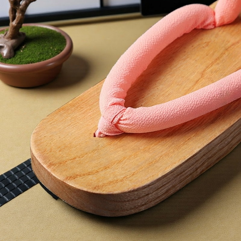Geta chaussure japonaise bois sabot