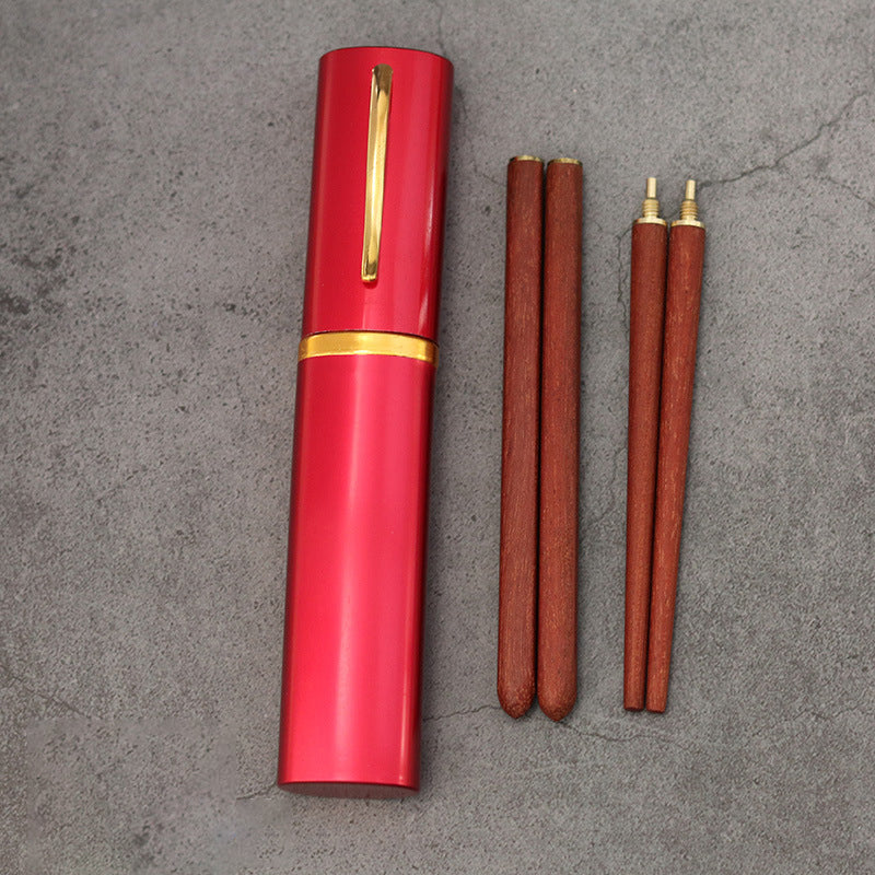 Japon baguettes - Rouge / Bois de Cental rouge