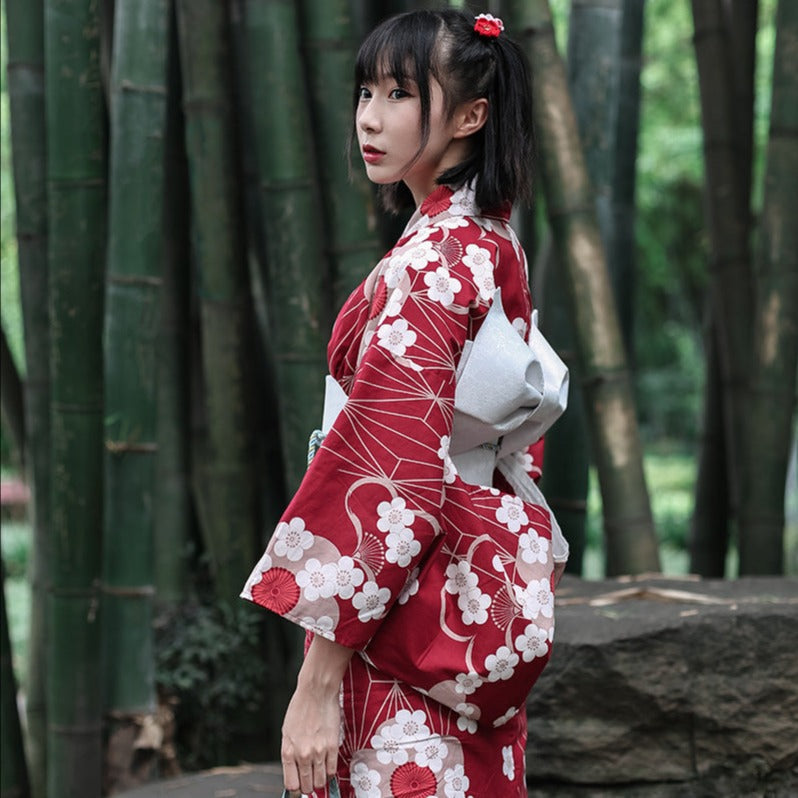 Kimono Femme Japonais Robe - Taille unique