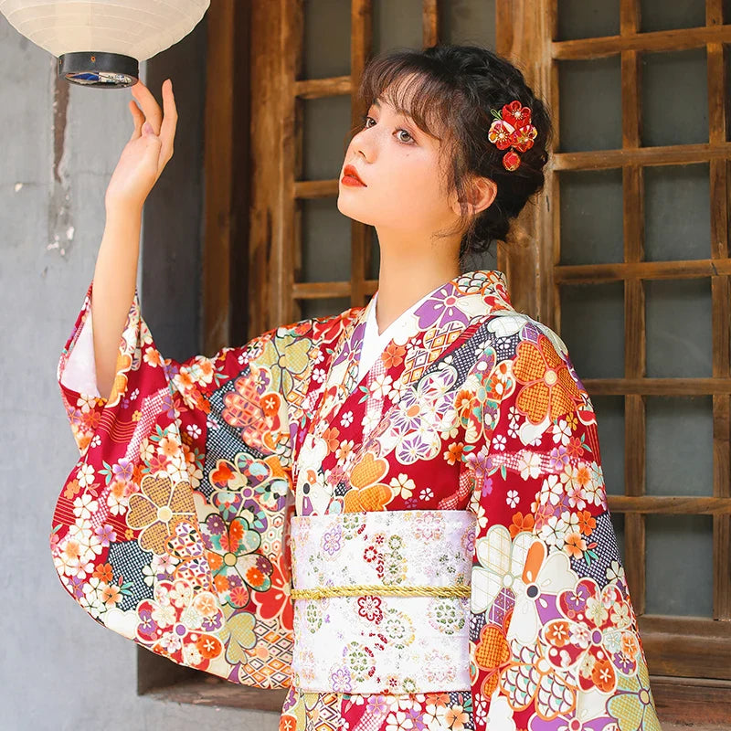 Kimono Japonais Femme Geisha