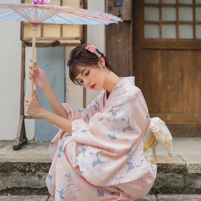 Kimono Japonais Rose