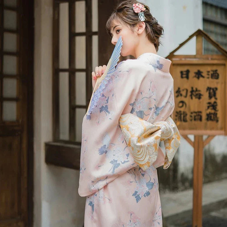 Kimono Japonais Rose