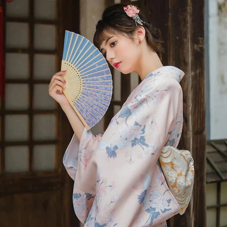 Kimono Japonais Rose