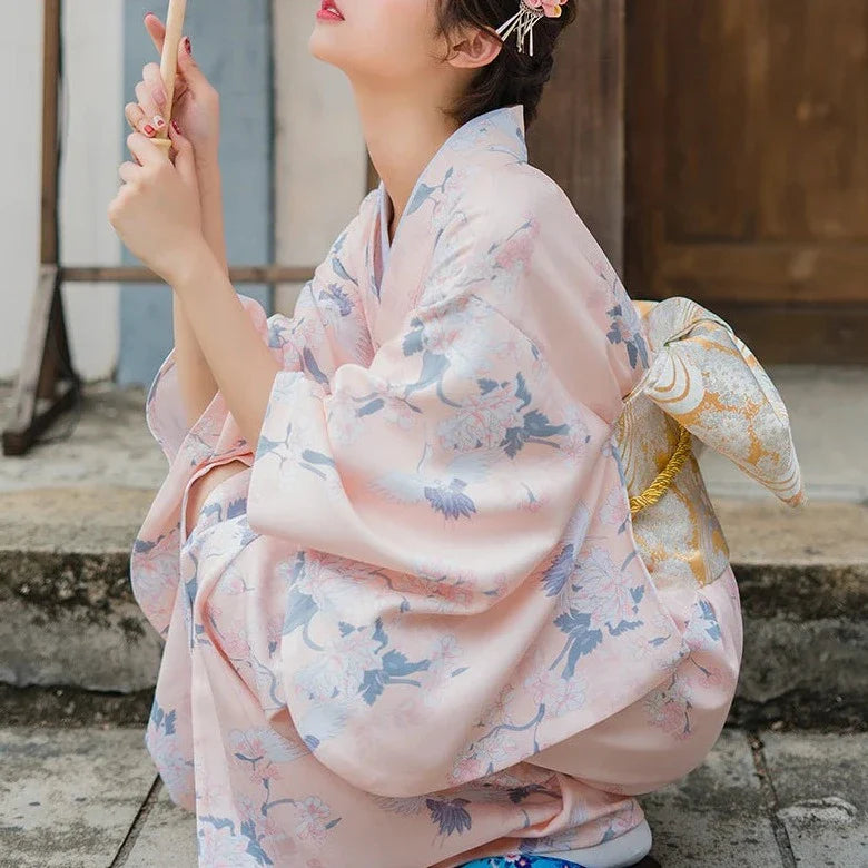 Kimono Japonais Rose