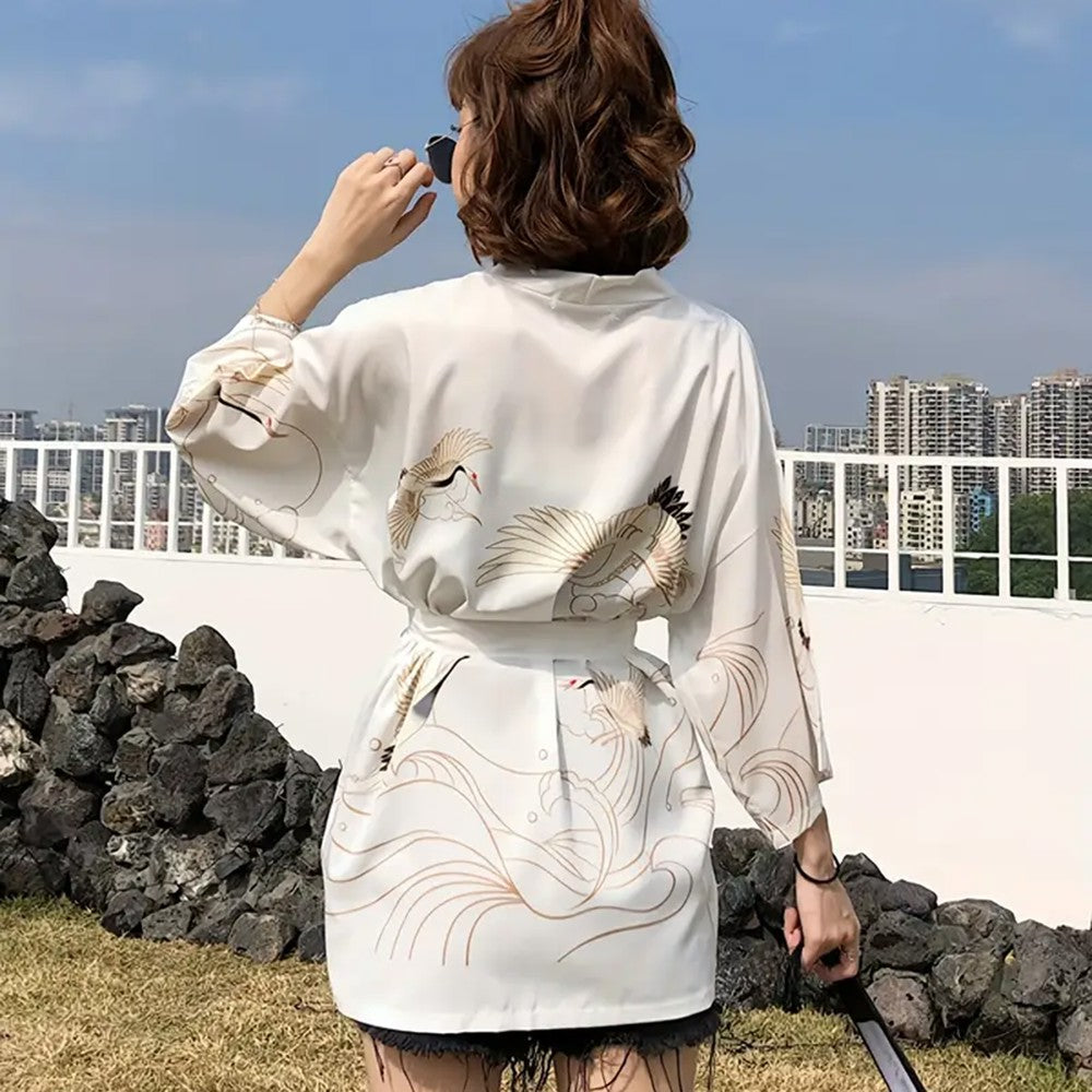 kimono plage femme