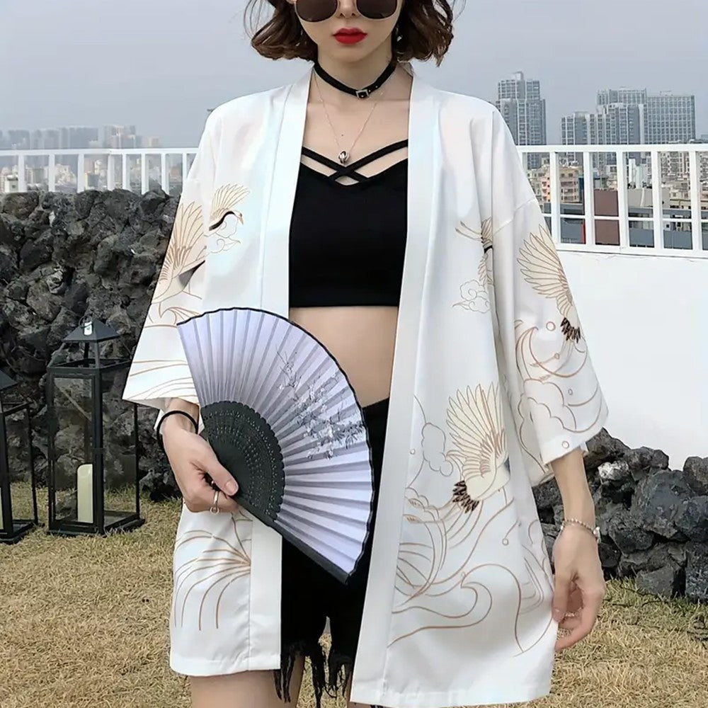 kimono plage femme