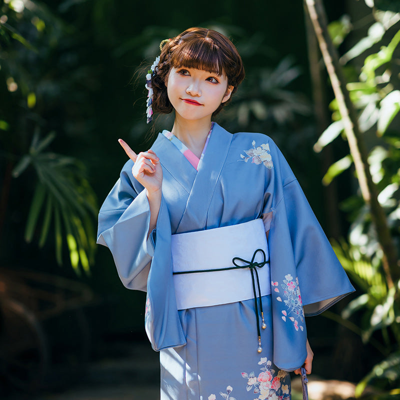 kimono yukata femme - Taille unique: 140cm