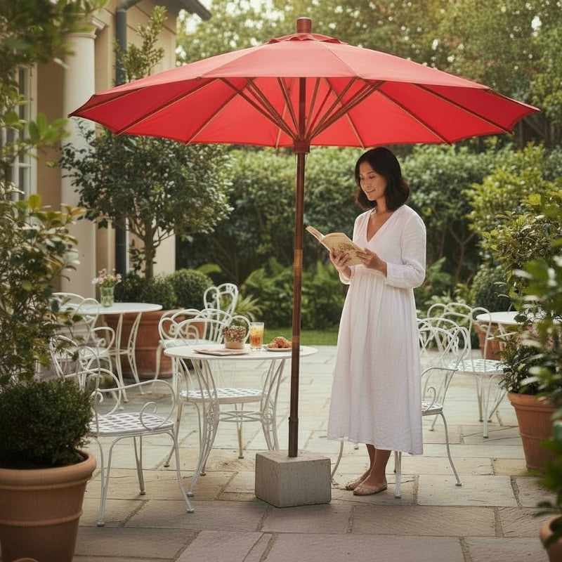 Ombrelle japonaise jardin