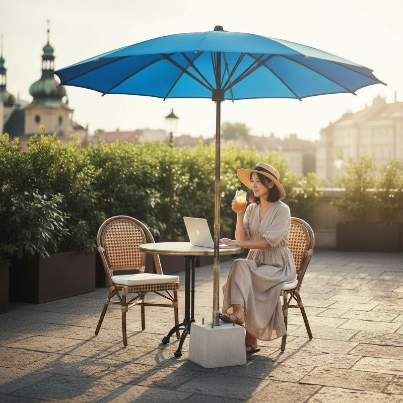 Ombrelle japonaise jardin