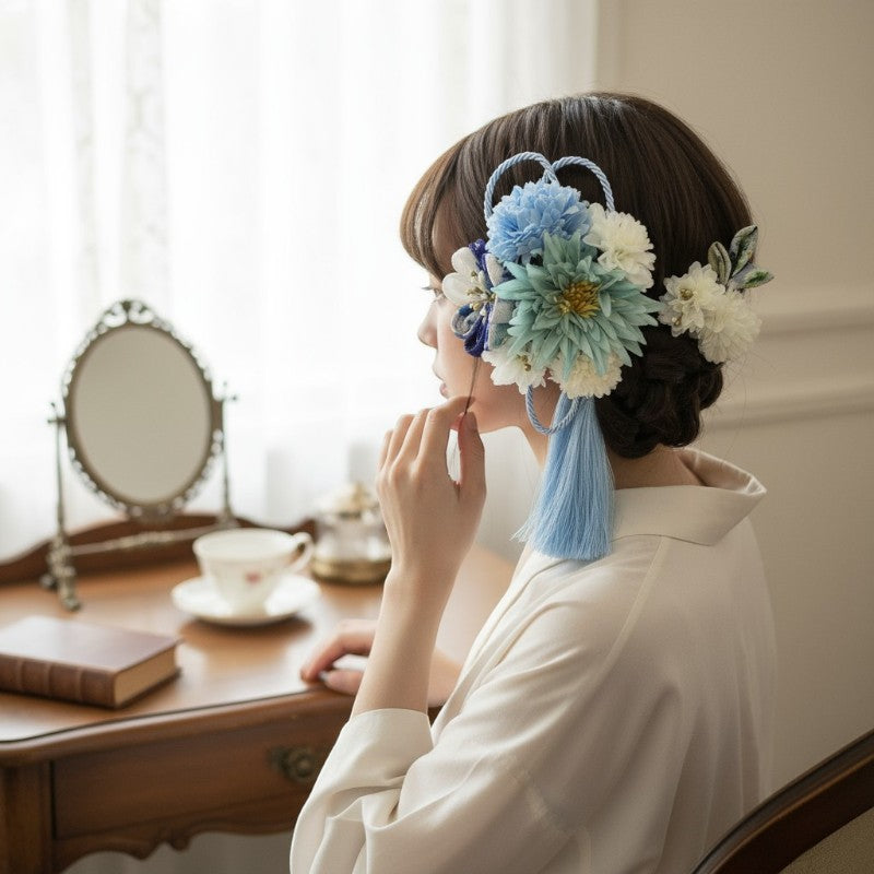 Kanzashi mariée