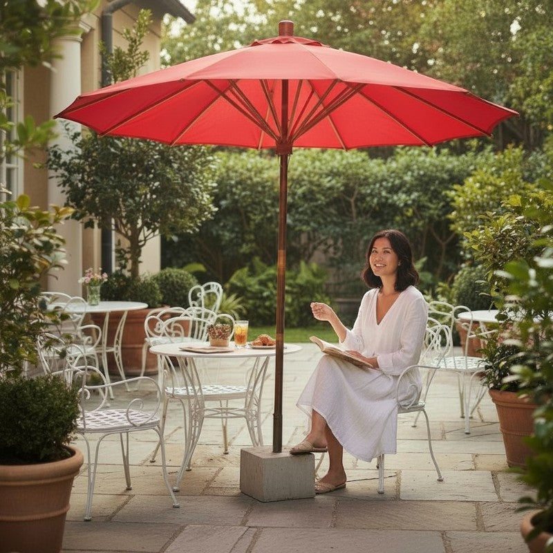 Ombrelle japonaise jardin