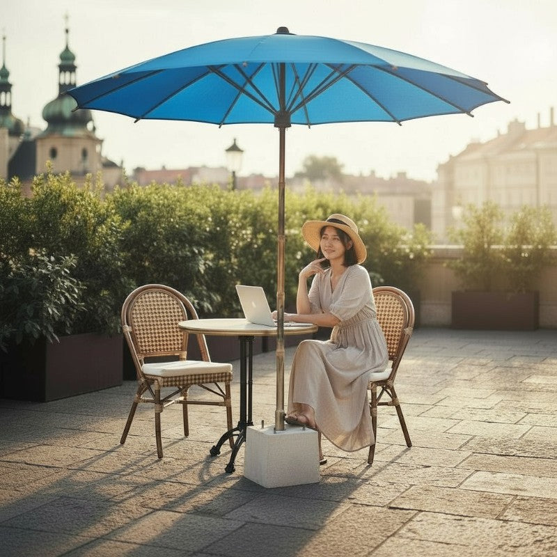 Ombrelle japonaise jardin