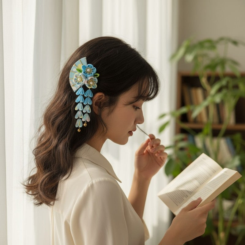 Kanzashi japonaise retro