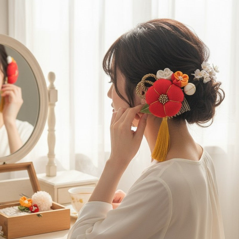Kanzashi traditionnel