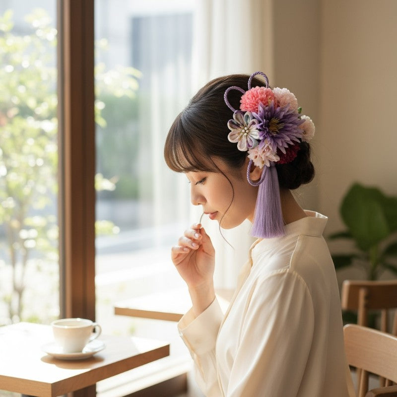 Kanzashi mariée