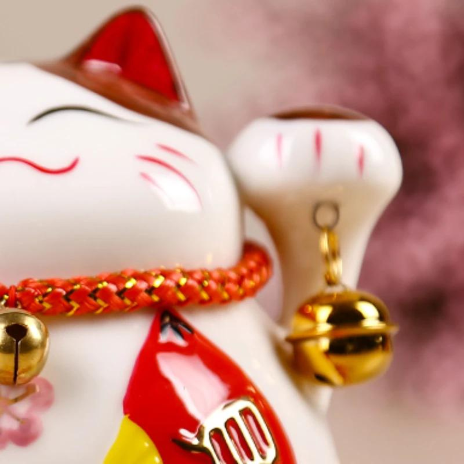 Maneki Neko Tirelire ’Éventails’