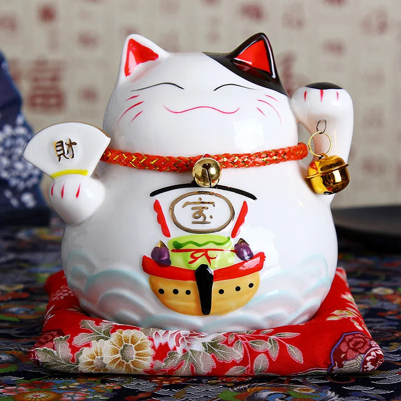 Maneki Neko Tirelire ’Kanji Torii’