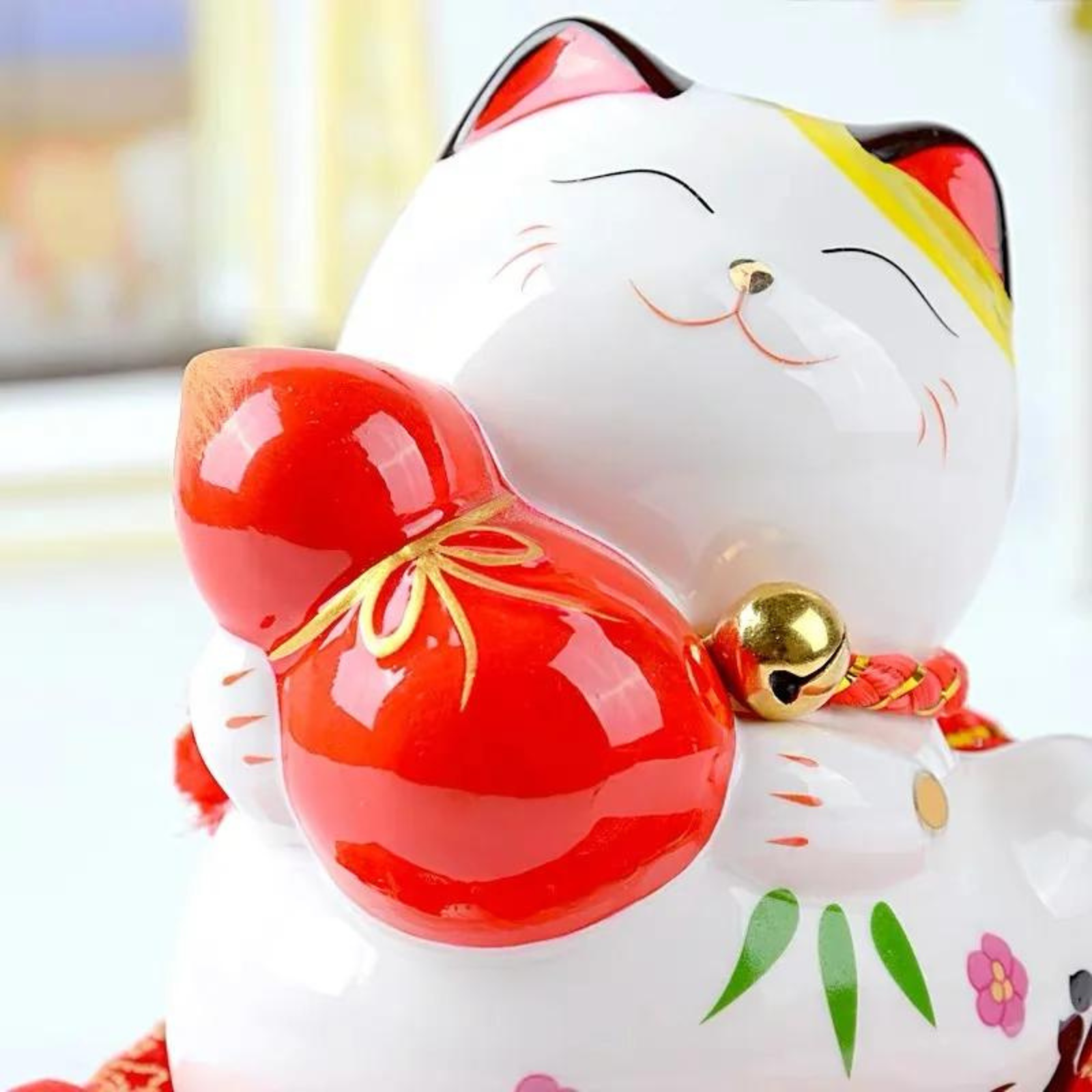 Maneki Neko Tirelire ’Porcelaine’