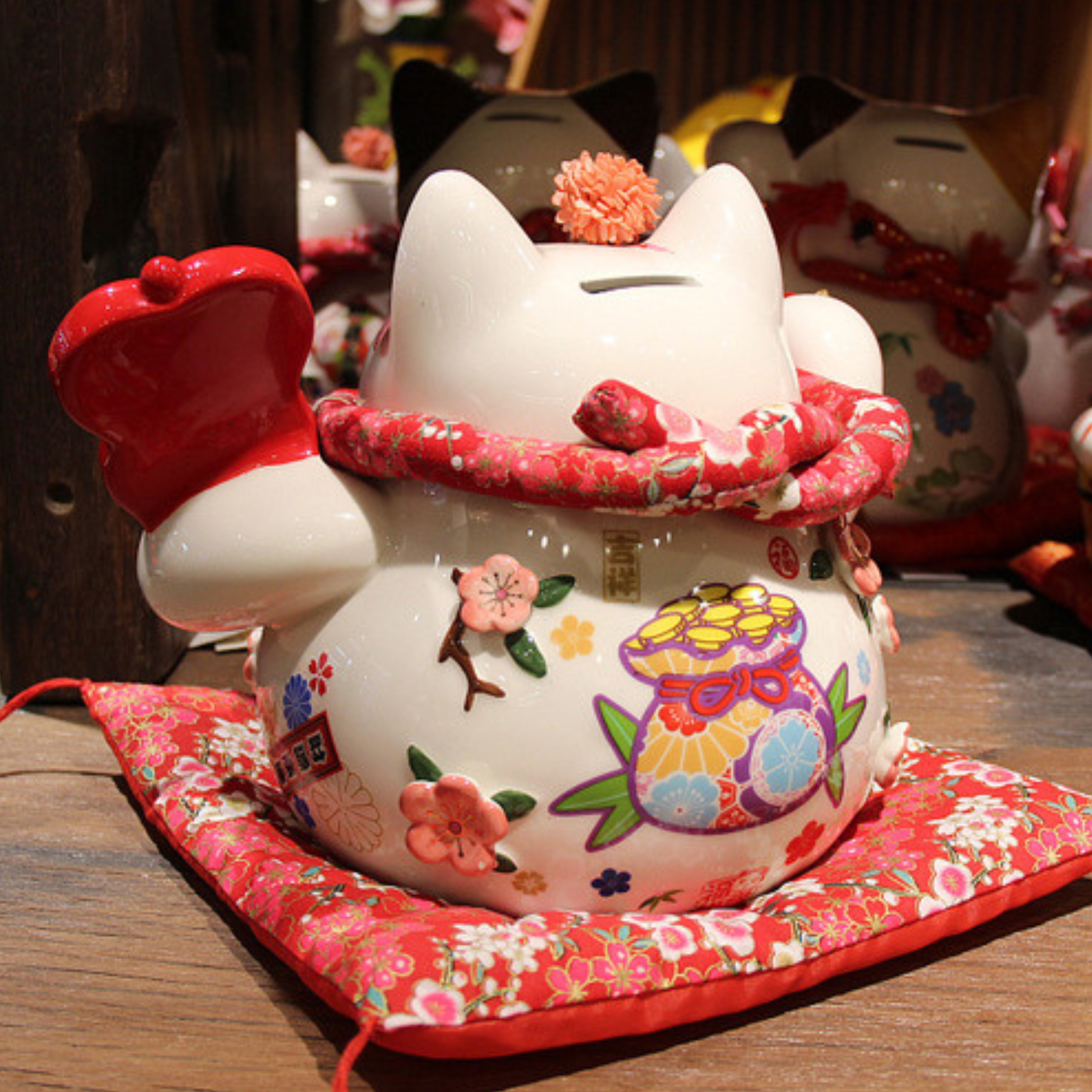 Maneki Neko Tirelire ’Riche Cat’