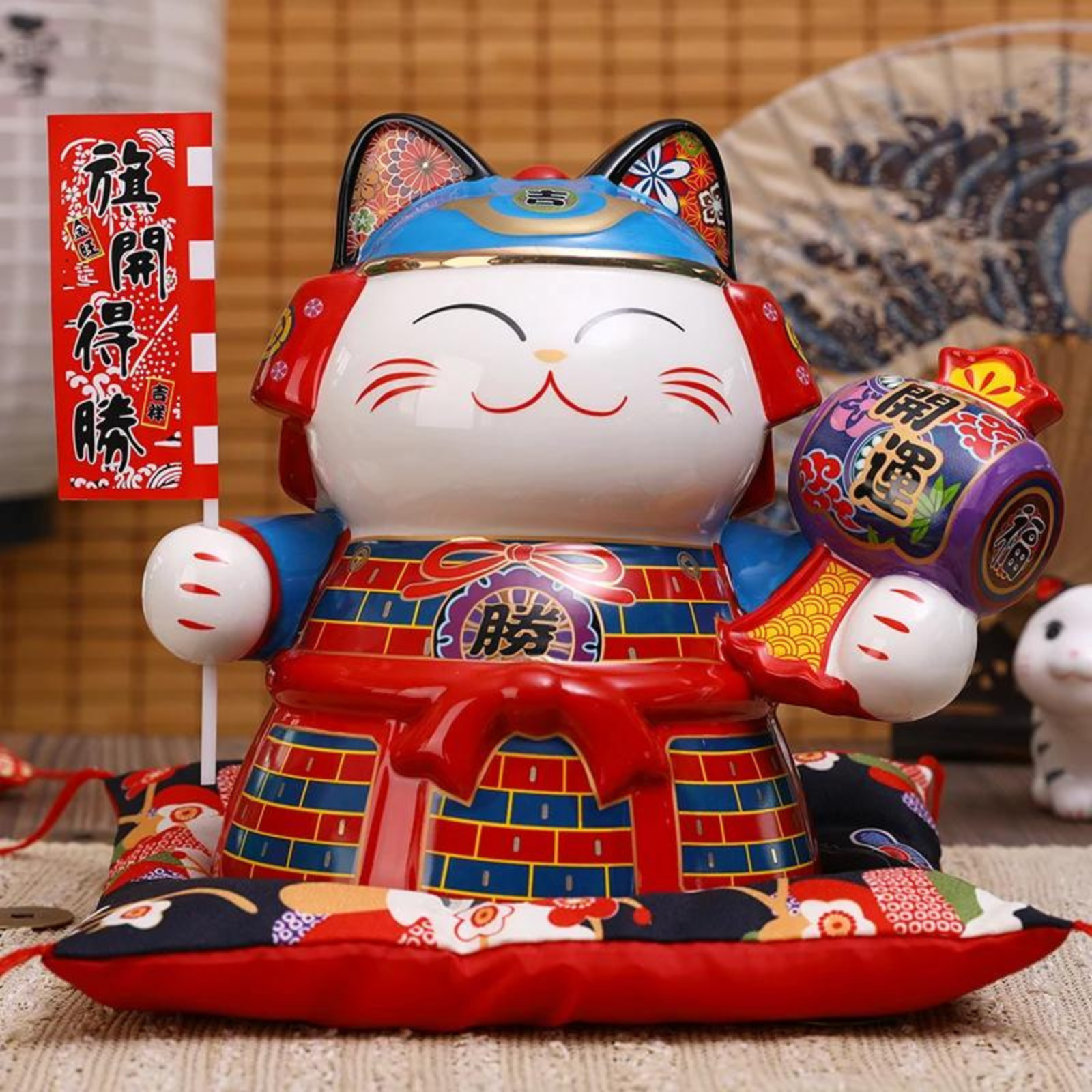 Maneki Neko Tirelire ’Traditionnelle’ - 11 x cm