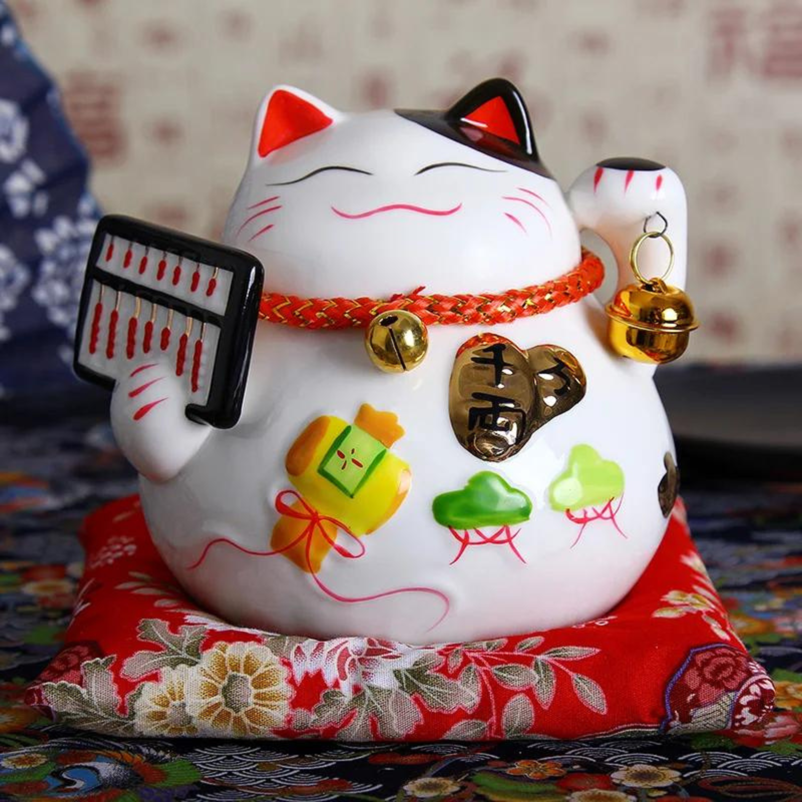 Maneki Neko Traditionnel - Brochettes / 11 x cm