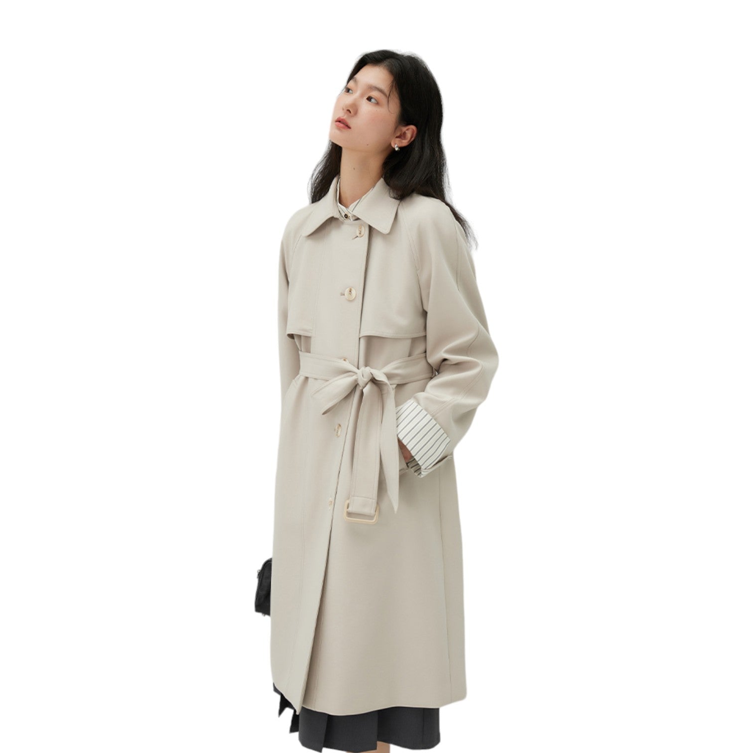 Manteau kimono beige