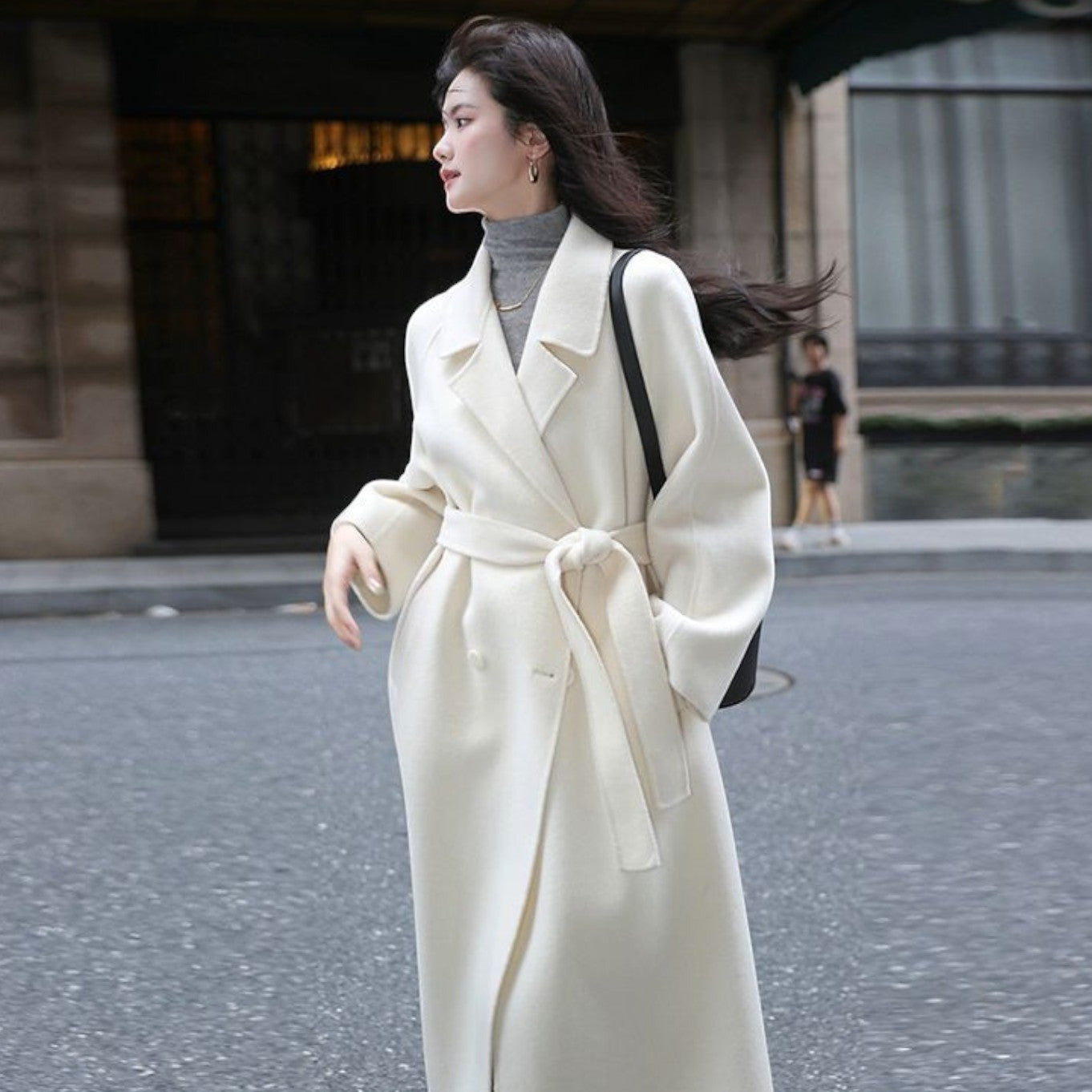 Manteau kimono blanc