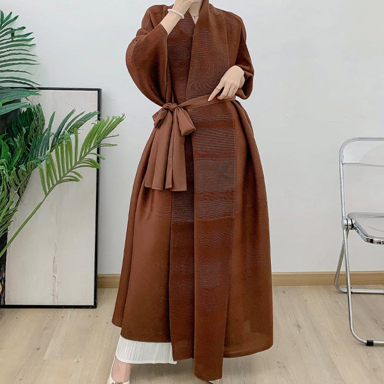 Manteau kimono long femme