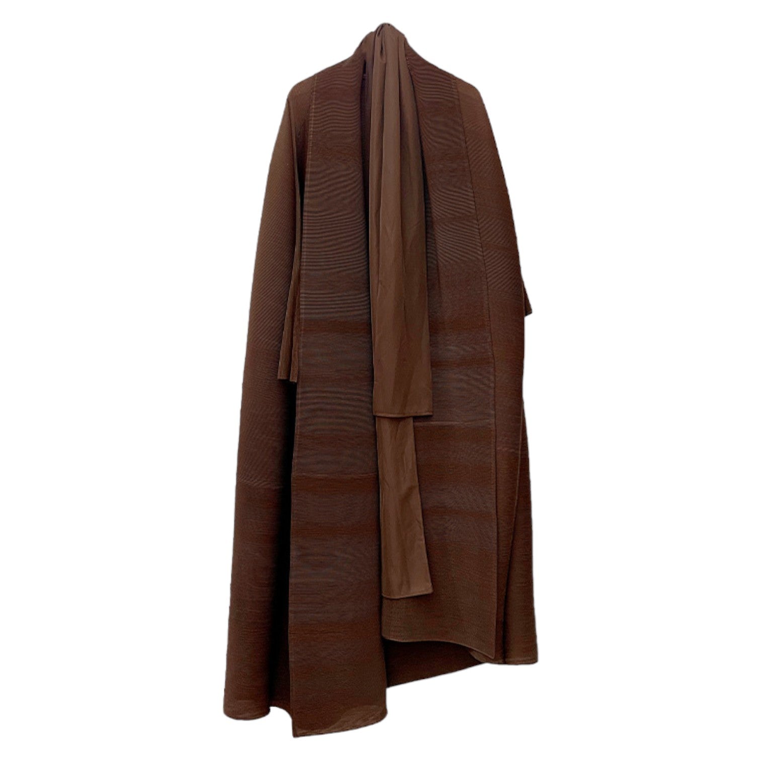 Manteau kimono long femme - Marron / Taille unique