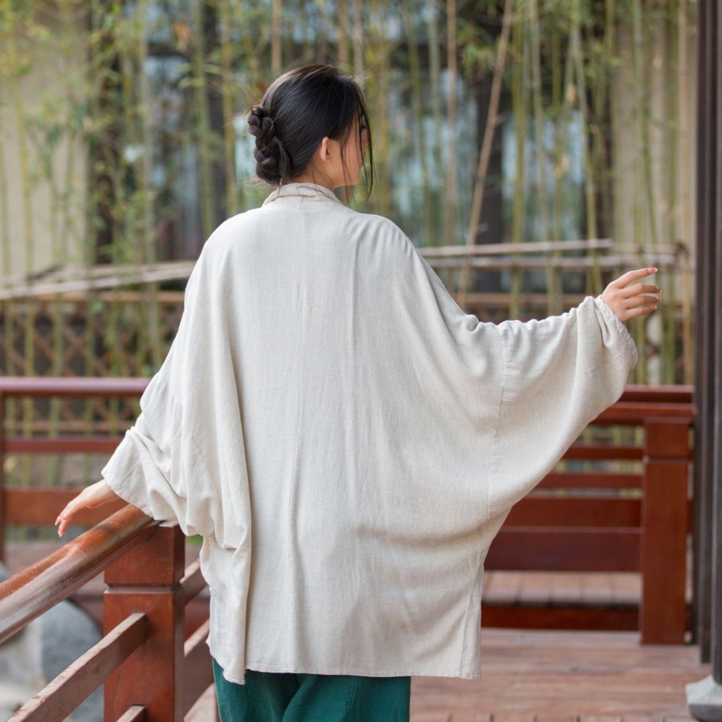 Manteau kimono oversize