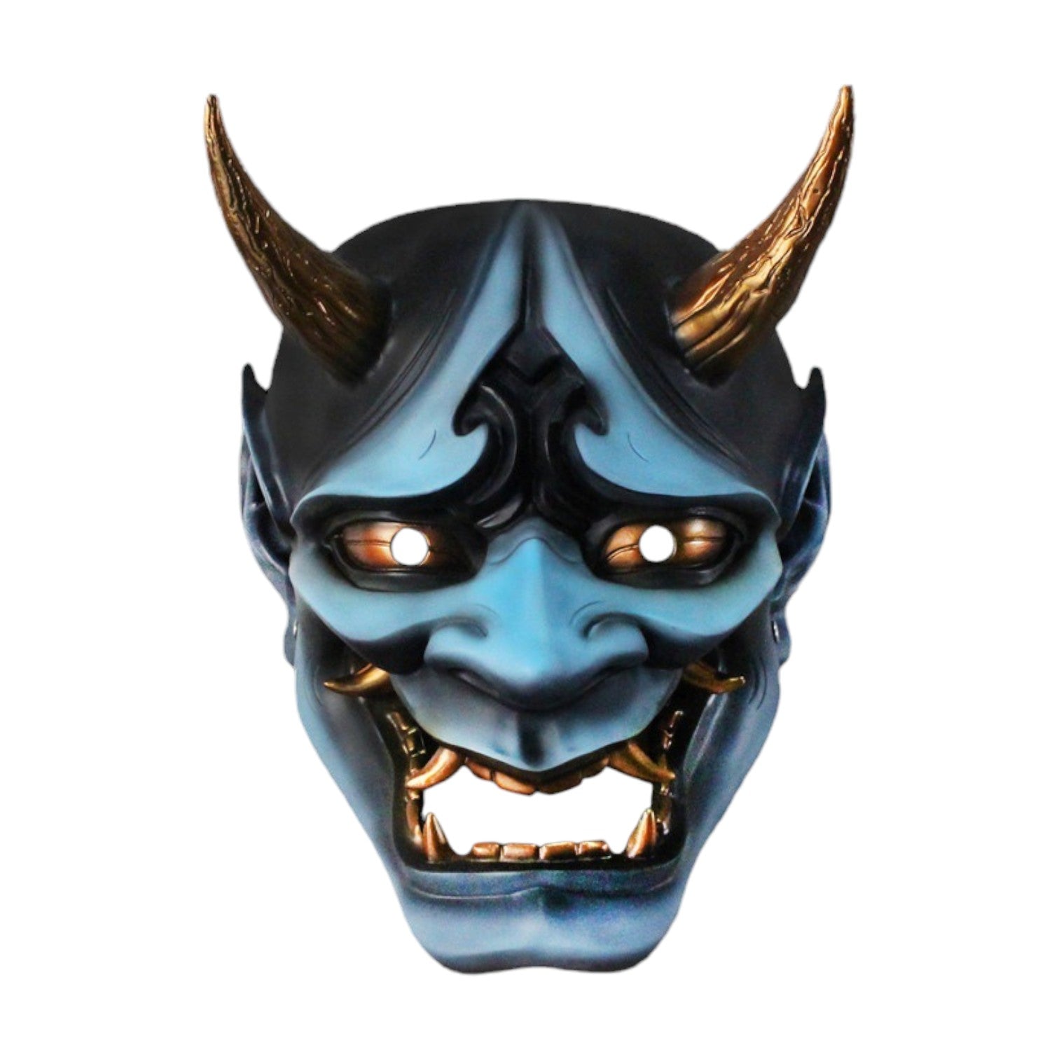 Masque Demon Japonais ’Hannya’ - Bleu