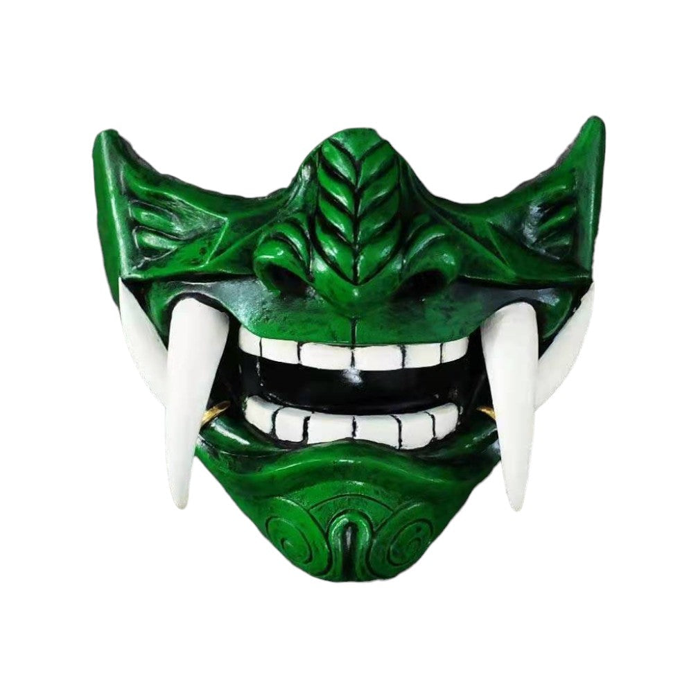 Masque Japonais Samourai ’Ama-no-Jaku’ - Vert