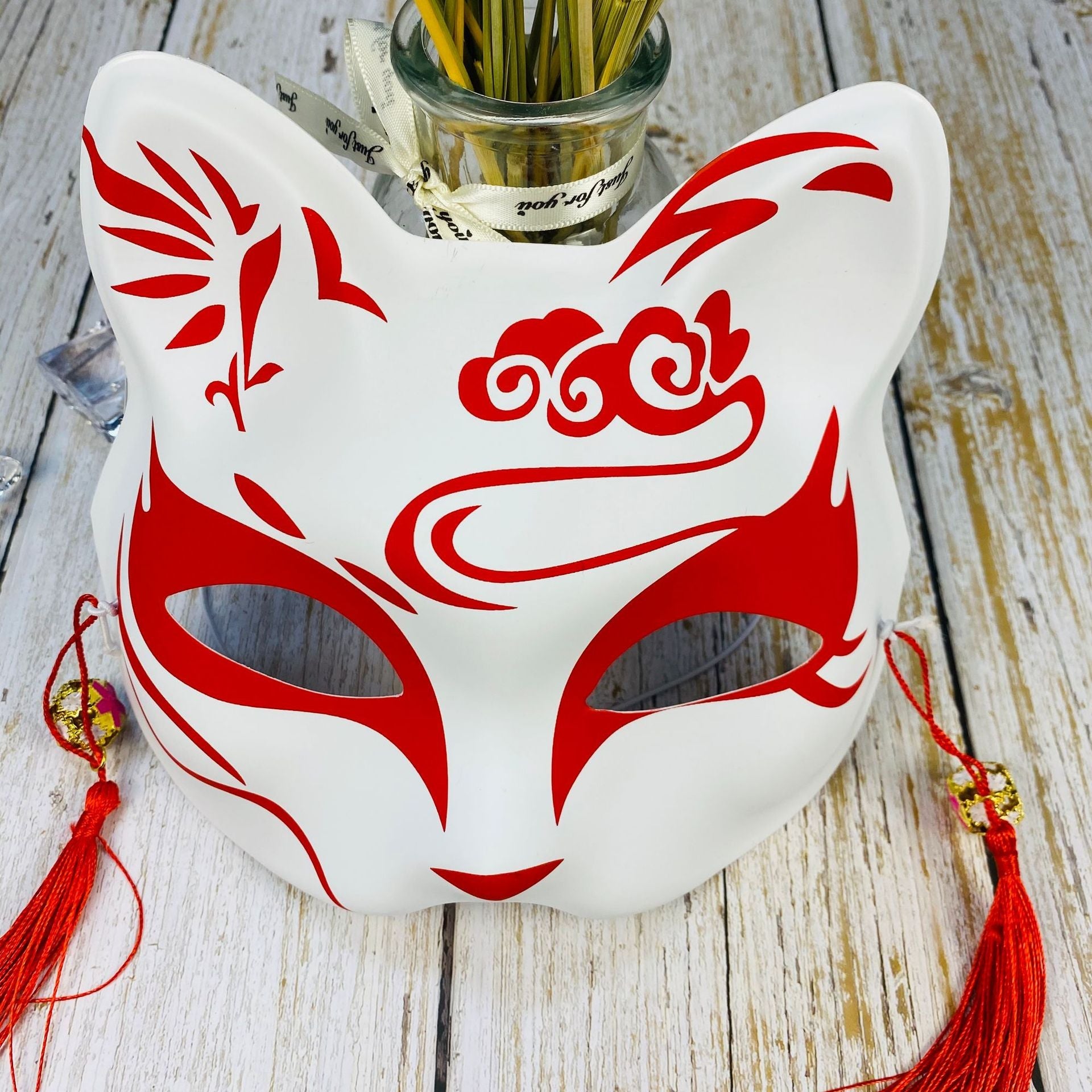 Masque Kitsune Japonais ’Hoshi’ - 1