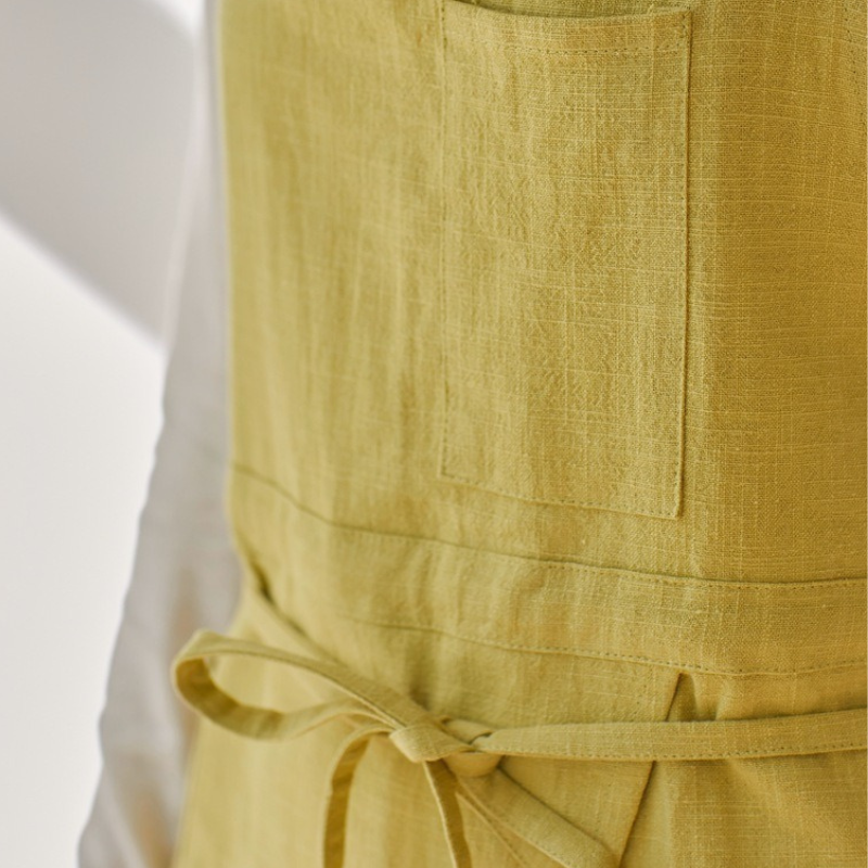 Tablier lin japonais