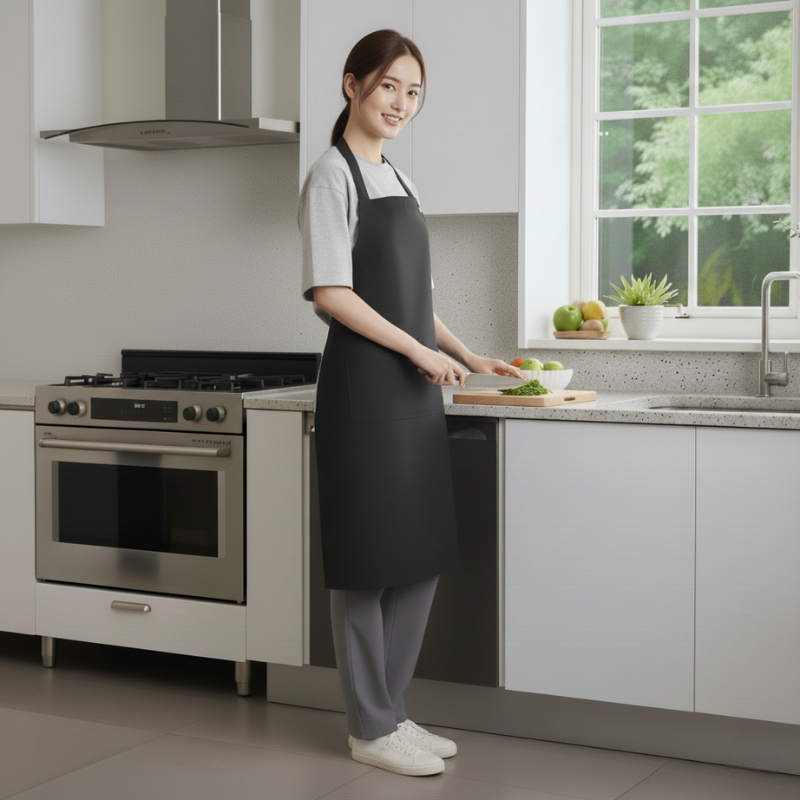 Tablier japonais noir